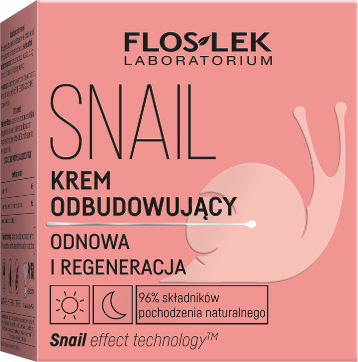 FLOSLEK LABORATORIUM SNAIL REPAIRING FACE CREAM-GEL, DAY AND NIGHT