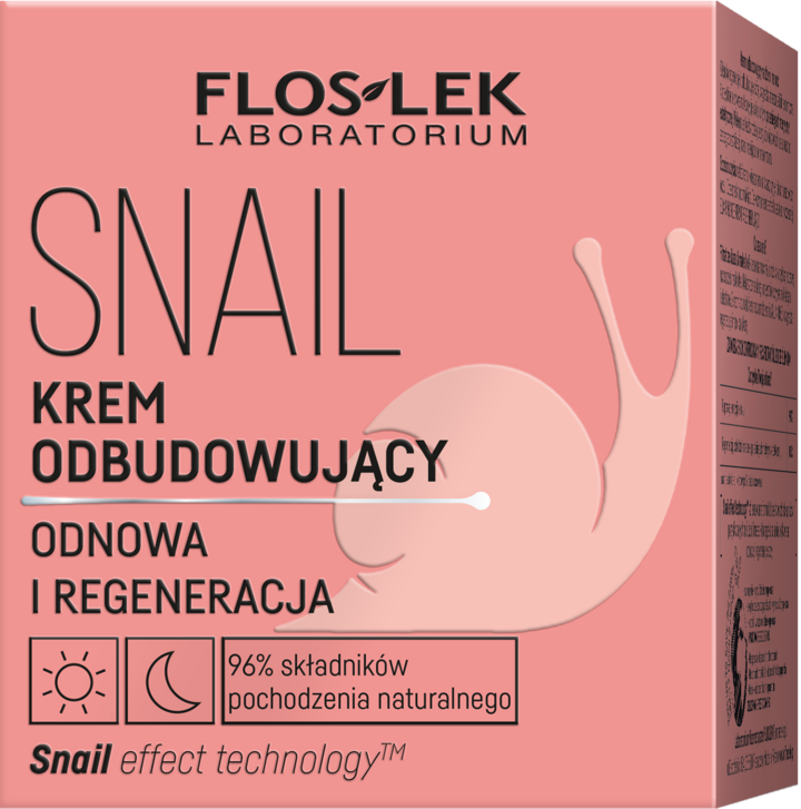 FLOSLEK LABORATORIUM SNAIL REPAIRING FACE CREAM-GEL, DAY AND NIGHT