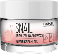 FLOSLEK LABORATORIUM SNAIL REPAIRING FACE CREAM-GEL, DAY AND NIGHT